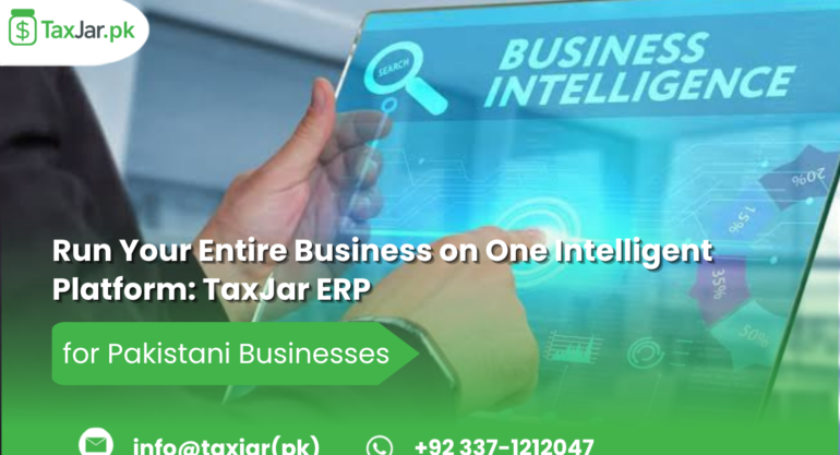 Run Your Entire Business on One Intelligent Platform: TaxJar ERP