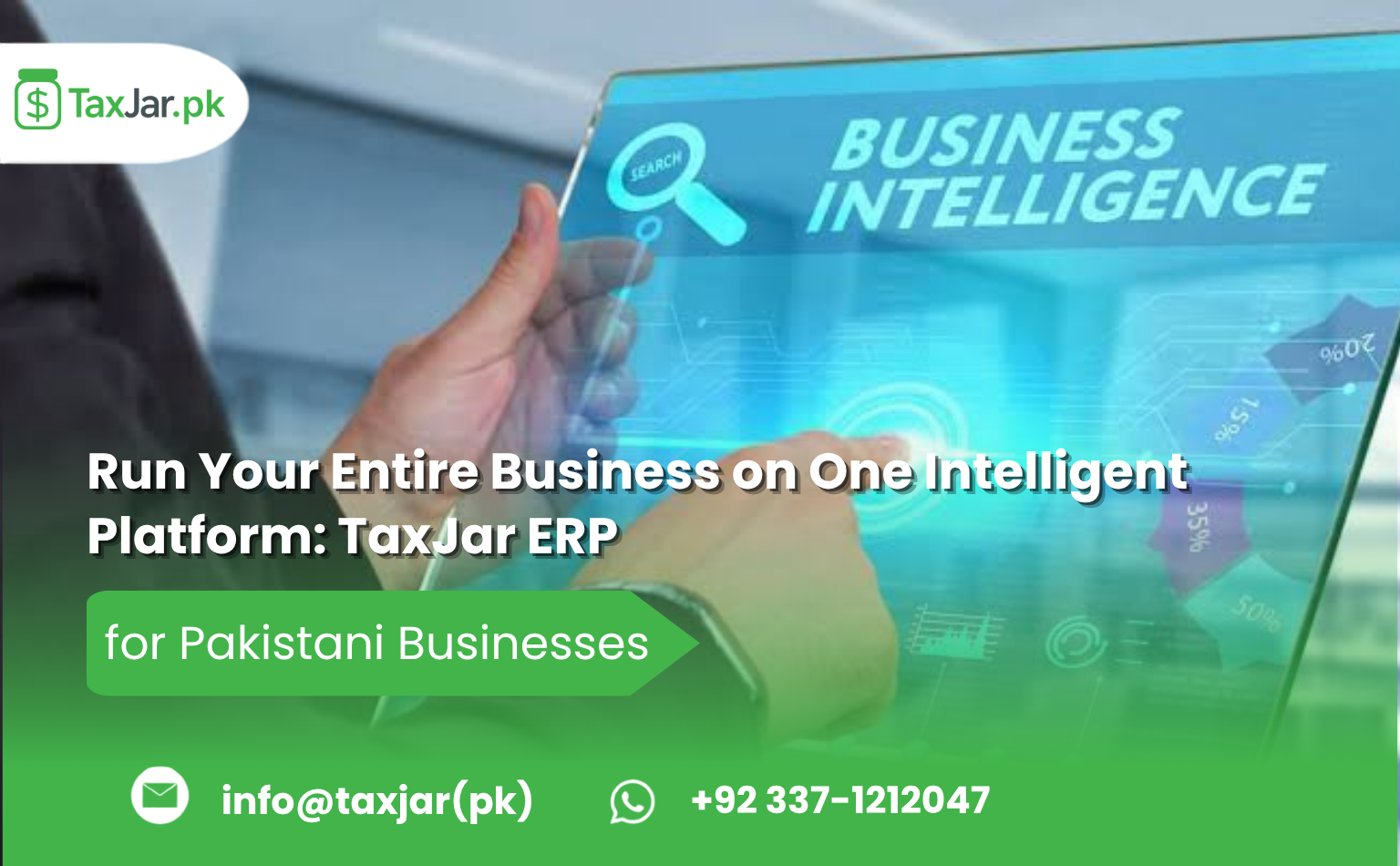 Run Your Entire Business on One Intelligent Platform: TaxJar ERP