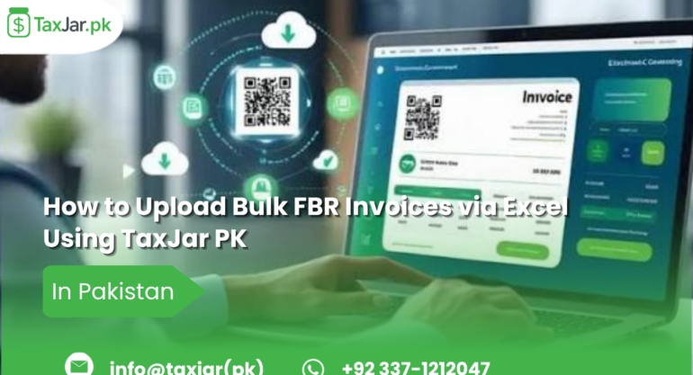 How to Upload Bulk FBR Invoices via Excel Using TaxJar PK