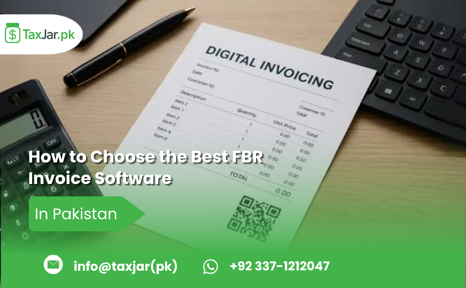 How to Choose the Best FBR Invoice Software in Pakistan