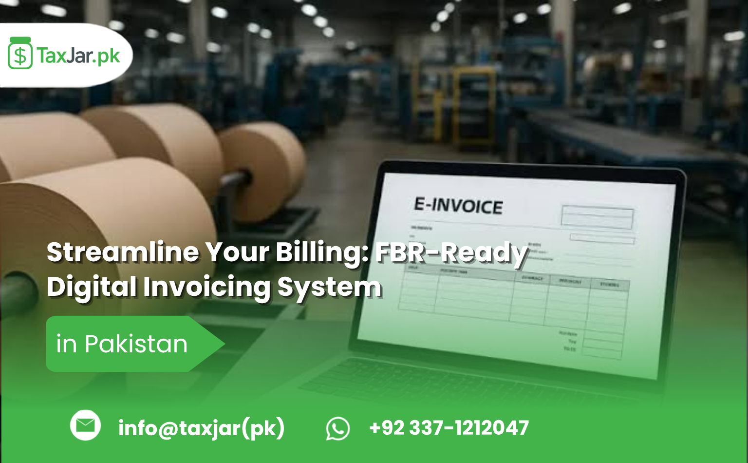 Streamline Your Billing: FBR-Ready Digital Invoicing System in Pakistan